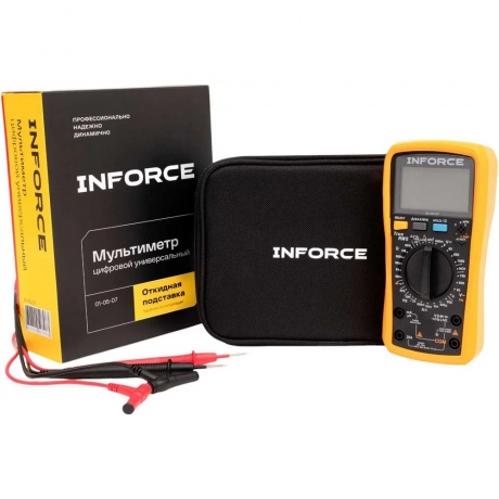 Мультиметр цифровой универсальный Inforce 01-05-07 - фото 8