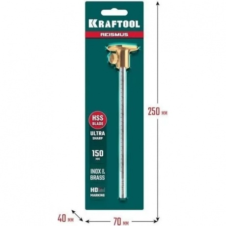 Высокоточный разметочный рейсмус Kraftool 34291, 150 мм - фото 4