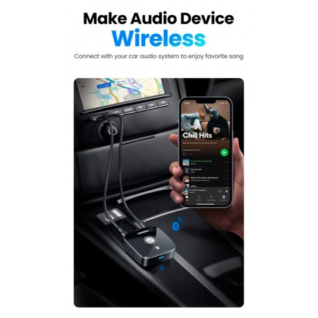 Ресивер беспроводной UGREEN CM106 (40759) Black - фото 2