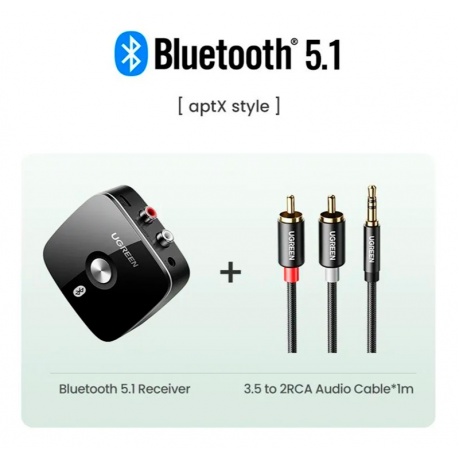 Ресивер беспроводной UGREEN CM106 (40759) Black - фото 6