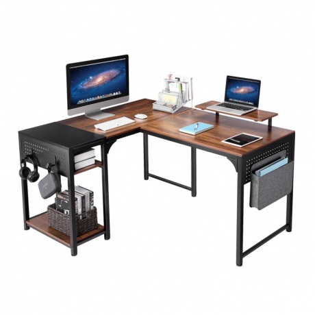 Компьютерный стол Eureka ZX-L150B-RWB Reclaimed Wood - фото 1