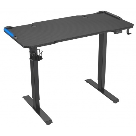 Стол компьютерный Cactus CS-ED-GBK  карбон каркас черный - фото 2