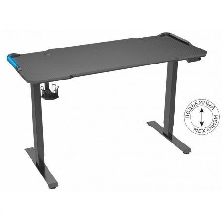 Стол компьютерный Cactus CS-EDL-GBK черный каркас черный - фото 2