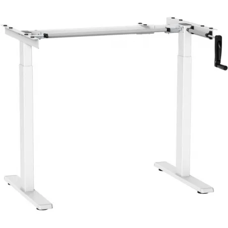 Подстолье Cactus CS-MDF-WT белый черный каркас белый 133x118x60с...