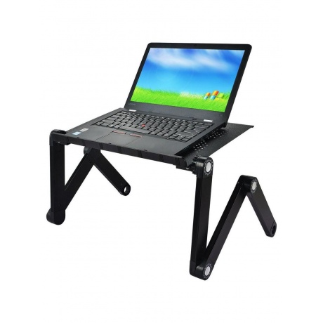 Стол для ноутбука Cactus CS-LS-X3 черный 27x42см - фото 3