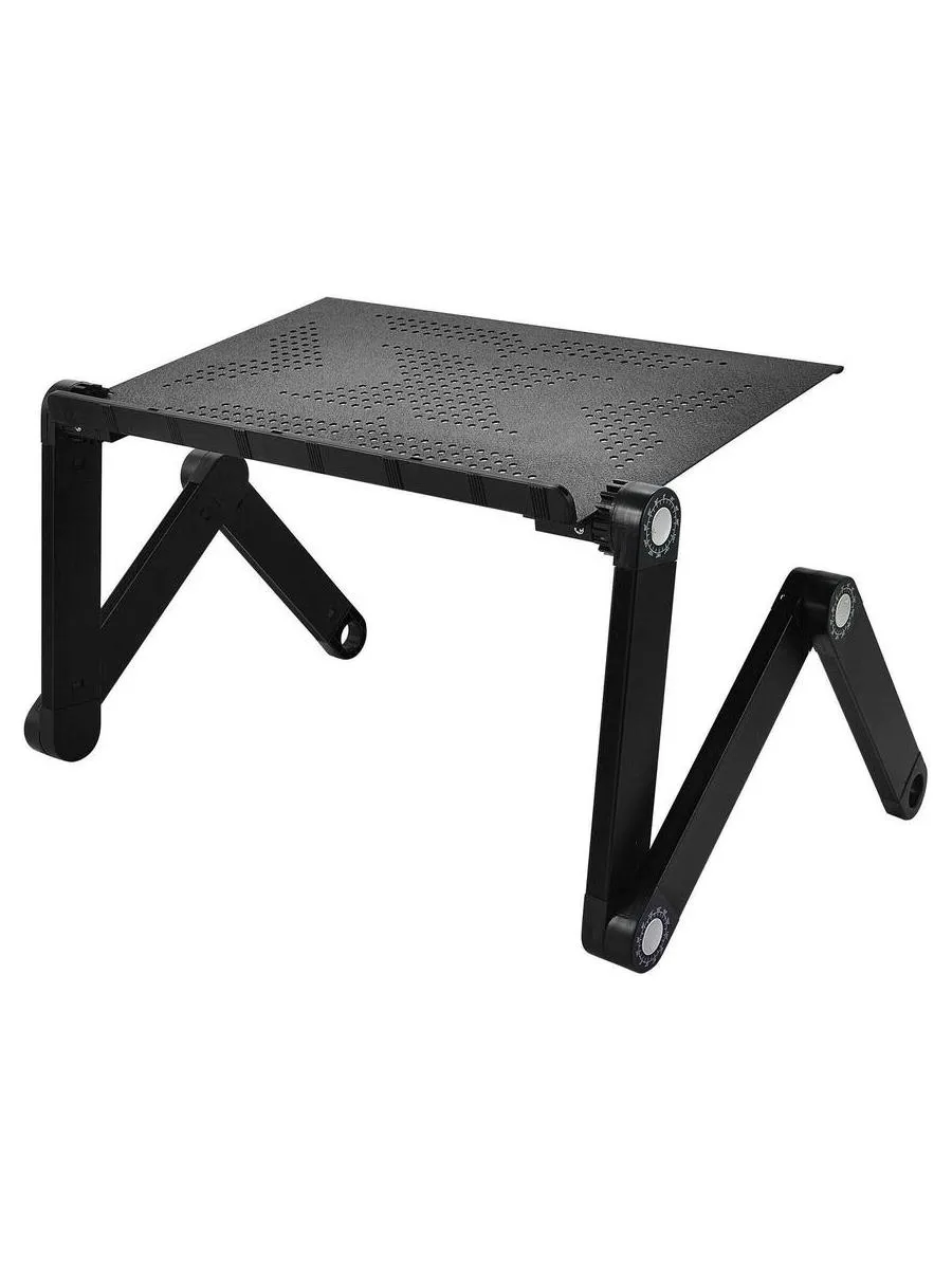 Стол для ноутбука Cactus CS-LS-X3 черный 27x42см - фото 1