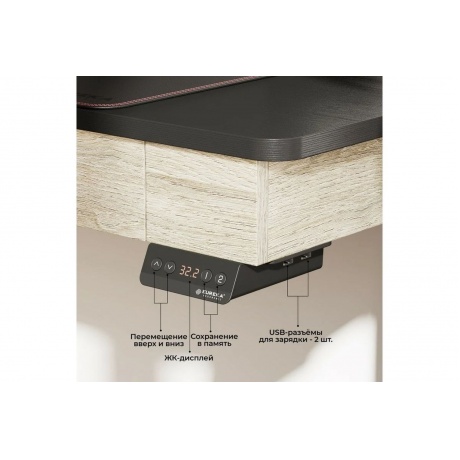 Компьютерный стол EUREKA ERK-ED-I47-OG - фото 14