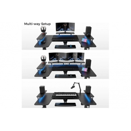 Компьютерный стол Eureka U-71 (ERK-U71-B-1) - фото 12