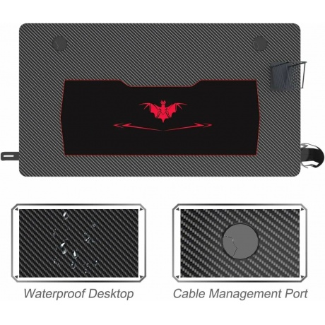 Компьютерный стол EUREKA Z43 (TN-Z43-BK-V2) - фото 6