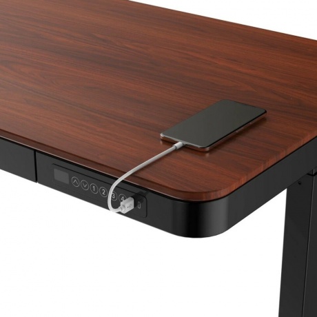 Компьютерный стол FoxGear FG-ED-47BDW, Dark Wood - фото 5