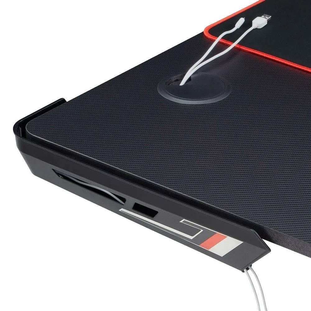 Компьютерный стол EUREKA ERK-EGD-L60L-B-US - фото 4