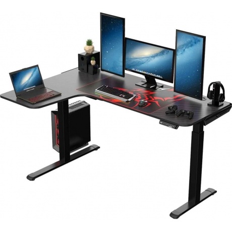 Компьютерный стол EUREKA ERK-EGD-L60L-B-US - фото 5