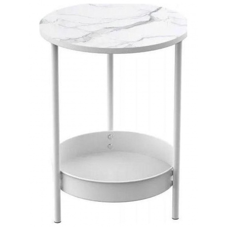 Прикроватный (журнальный) столик EUREKA DSN-03777, White - фото 1