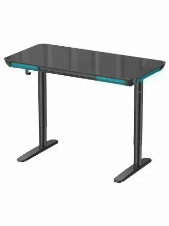 Стол для компьютера Cactus CS-EGD-BK-LED столешница закаленное с...