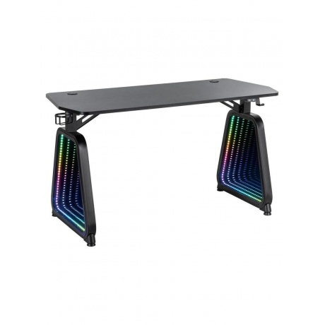 Стол игровой Cactus CS-GMD-BK-RGB столешница МДФ черный каркас черный 136x60x75см 15975₽