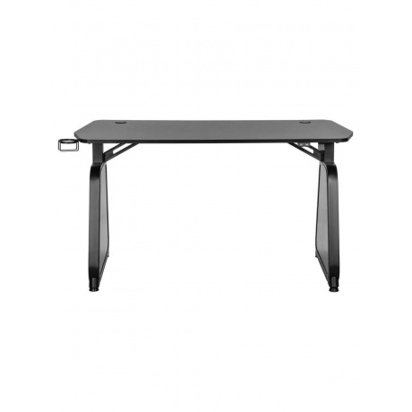 Стол игровой Cactus CS-GMD-BK-RGB столешница МДФ черный каркас черный 136x60x75см - фото 3