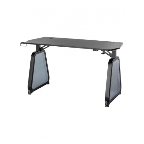 Стол игровой Cactus CS-GMD-BK-RGB столешница МДФ черный каркас черный 136x60x75см - фото 4