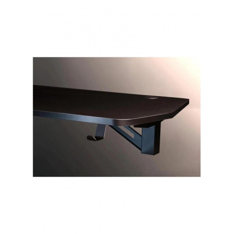 Стол игровой Cactus CS-GMD-BK-RGB столешница МДФ черный каркас черный 136x60x75см - фото 8