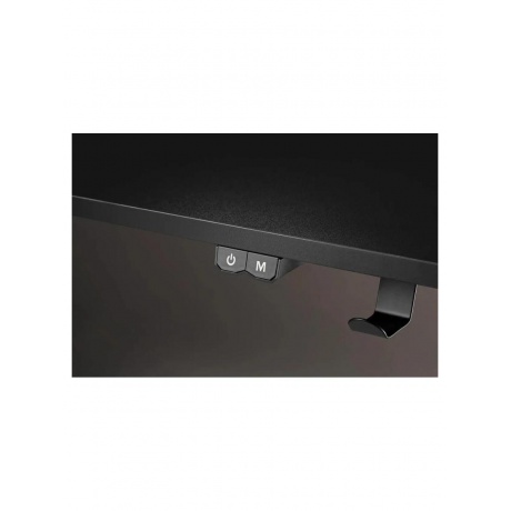 Стол игровой Cactus CS-GMD-BK-RGB столешница МДФ черный каркас черный 136x60x75см - фото 9