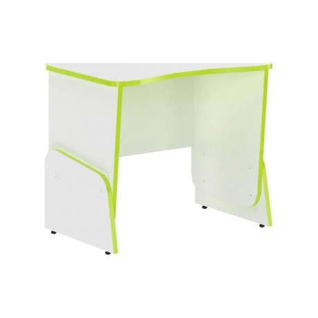 Стол компьютерный SKYLAND SKILL STG 7050 Белый/Лайм (700 х500 х 595/695, ЛДСП)