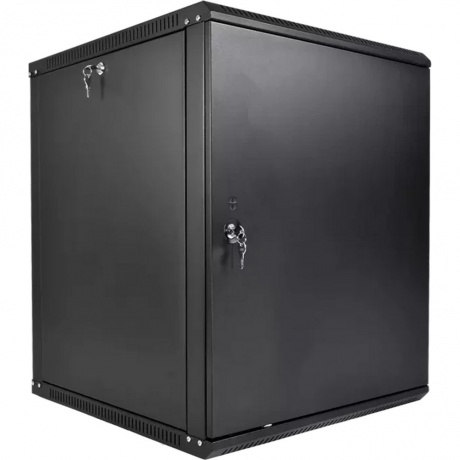 Шкаф настенный ЦМО 18U 500мм стекло черный ШРН-Э-18.500.1-9005