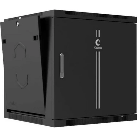 Шкаф настенный Cabeus 6U 350мм перфорация серый SH-05F-6U60/35M