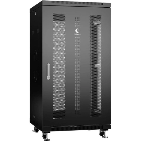 Шкаф напольный Cabeus 22U 800мм перфорация черный ND-05C-22U60/8...
