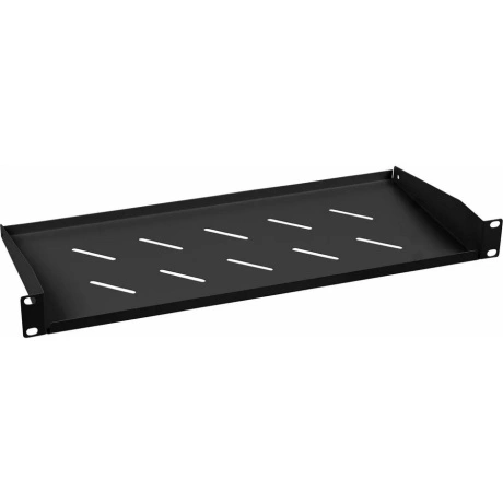 Полка Cabeus консольная 1U 200мм 15кг черный SH-J017-1U-200-BK
