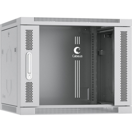 Шкаф напольный Cabeus 9U 600мм перфорация серый SH-05F-9U60/60