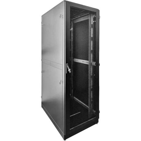 Шкаф напольный ЦМО 48U 1000мм перфорация черный ШТК-М-48.6.10-44...