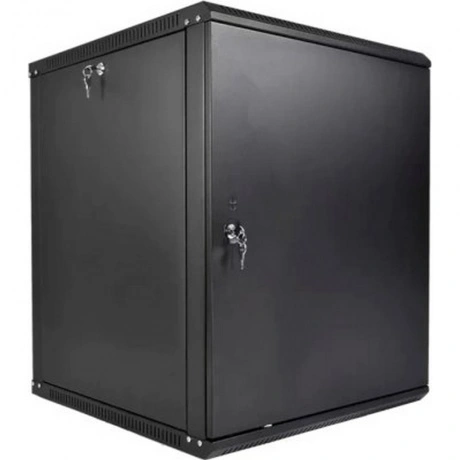 Шкаф настенный ЦМО 15U 500мм стекло черный ШРН-Э-15.500.1-9005