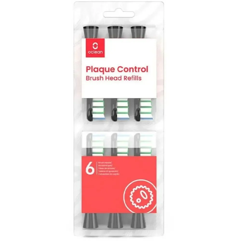 Комплект насадок Профессиональная чистка Oclean P1С5 B06 (6шт, Черный) - фото 3