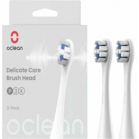 Комплект насадок Чистка Труднодостпных участков Oclean P3K4 2шт Белый 1502₽