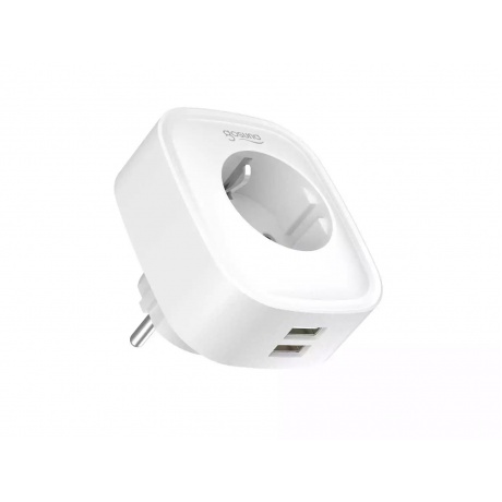 Умная розетка Gosund Smart plug 2 USB outlet, total 2.1A,  белый - фото 3