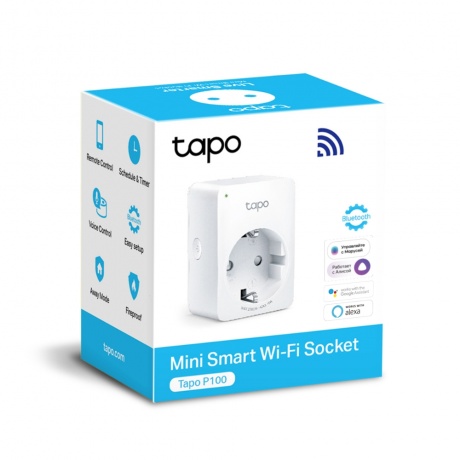 Умная розетка TP-Link Tapo P100(4-pack) 4 шт - фото 3