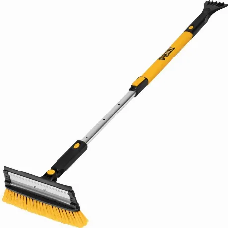 Щетка-сметка для снега со скребком, телескоп, поворотная голова,...