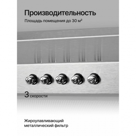 Встраиваемая вытяжка Kuppersberg INLINEA 70 X - фото 6