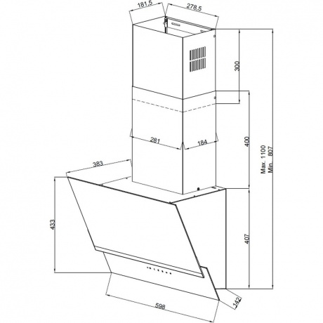 Вытяжка Kuppersberg F 600 C - фото 3