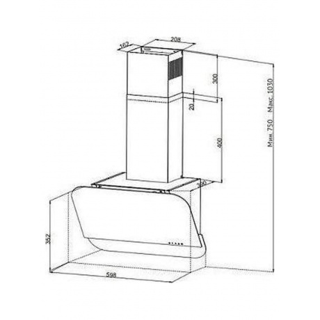 Наклонная вытяжка Korting KHC 66135 GN - фото 10