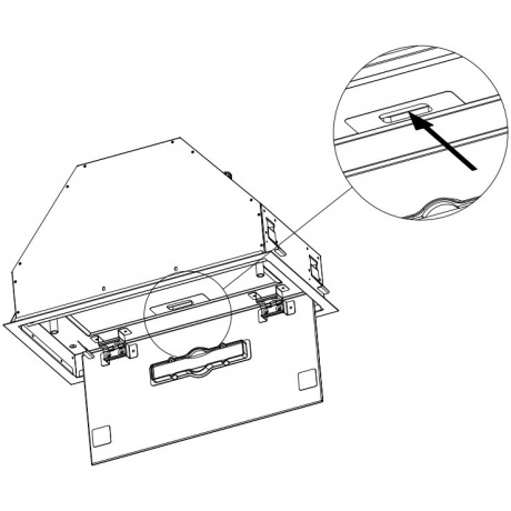 Полновстраиваемая вытяжка Korting Korting KHI 6828 GN - фото 5