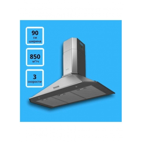 Настеная вытяжка Korting KHC 9839 X - фото 4