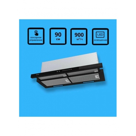 Встраиваемая вытяжка Korting KHP 9975 GN - фото 6