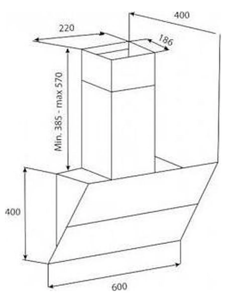 Наклонная вытяжка Korting KHC 65070 GN - фото 4