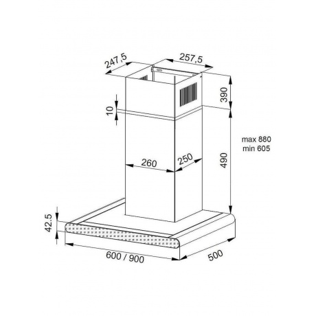 Купольная вытяжка Korting KHC 6958 XGN - фото 4