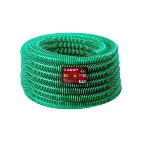 

Шланг напорно-всасывающий ЗУБР 38 мм x 30 м, 3 атм, со спиралью ПВХ (40325-38-30)