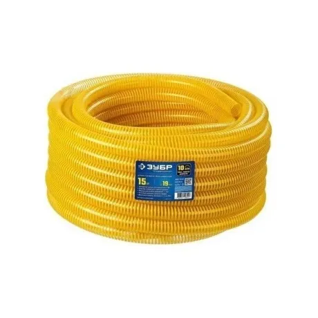 Шланг напорно-всасывающий ЗУБР 19 мм x 15 м, 10 атм, со спиралью...