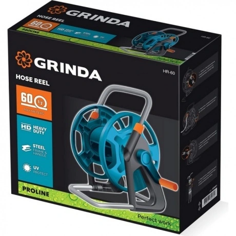 Катушка для шлангов GRINDA HR-60, для шлангов 60м x 1/2? и 30м х...