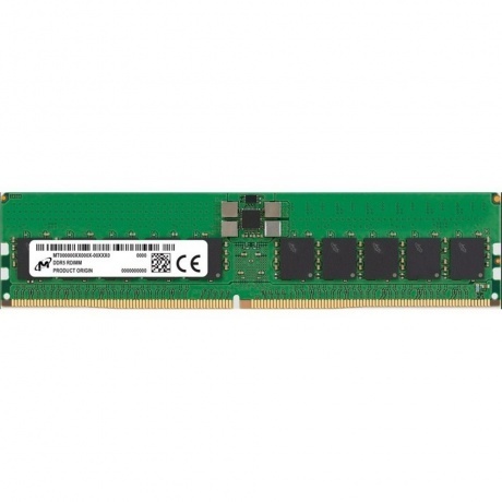 

Память оперативная Micron DDR5 32GB RDIMM 5600 2Rx8 ECC Reg (MTC20F2085S1RC56BD1)