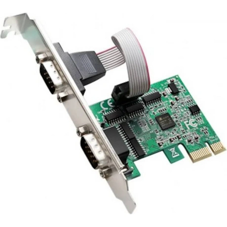 Контроллер PCIe COM RS232 x 2 KS-is KS-575