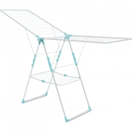 Сушилка д/белья напол. мет. с/кр двухуровн. "Ника" белая 21м  СБ...